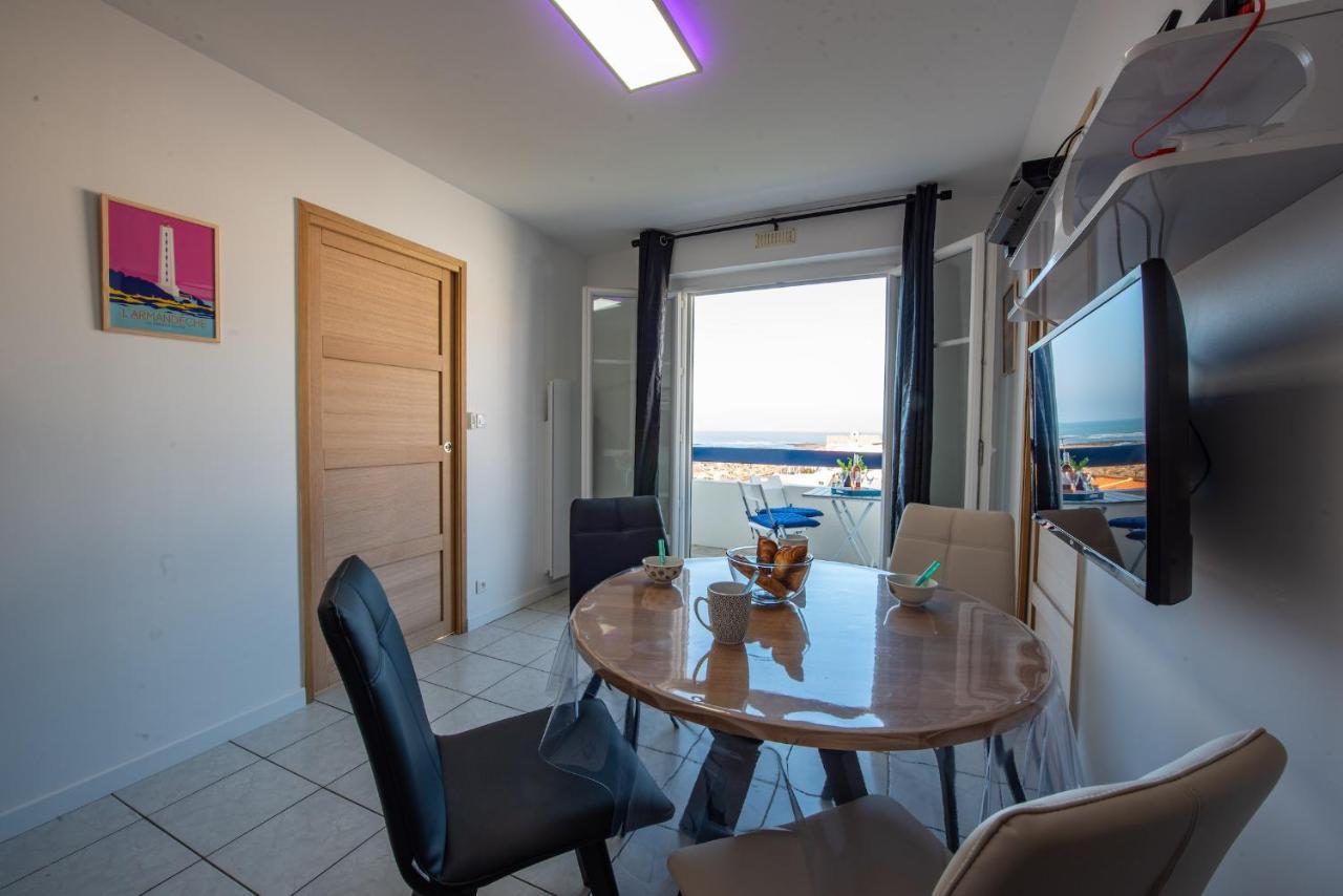 Vue Mer ! Appartement Pour 4 莱萨布勒-多洛讷 外观 照片