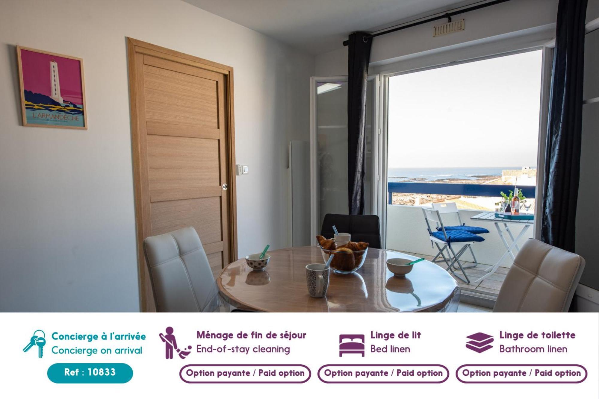 Vue Mer ! Appartement Pour 4 莱萨布勒-多洛讷 外观 照片